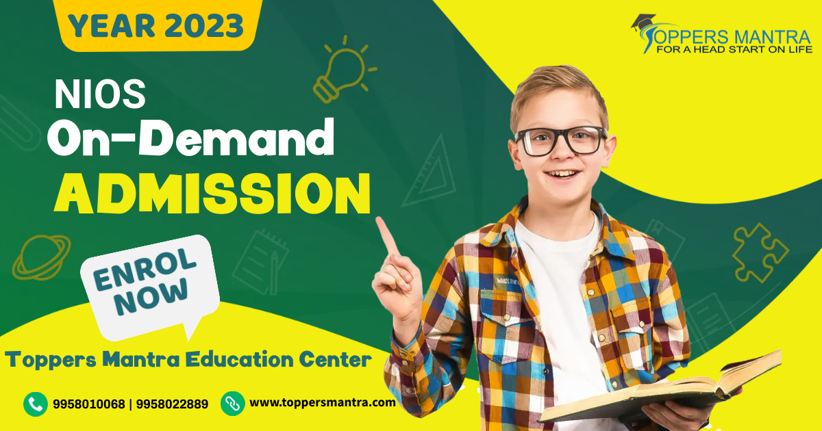 Nios Admission 2023- Book Your Seat Now